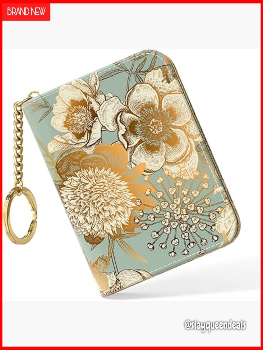 Slim RFID Blocking Leather Card Wallet Compact Travel Size